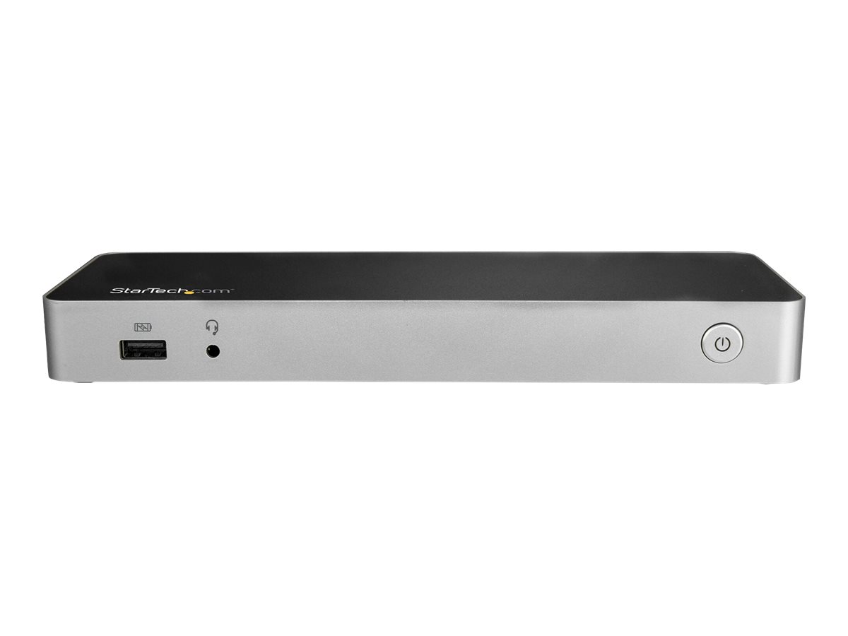 StarTech.com USB C Dock, Dual Monitor HDMI & DisplayPort 4K 30Hz, USB Type-C Laptop Docking Station 60W Power Delivery (PD), SD, 4-port USB-A 3.0 Hub, billede