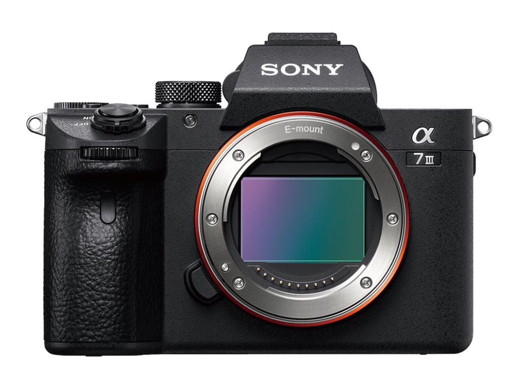 Sony a7 III ILCE-7M3 - Digitalkamera - spejlløst - 24.2 MP - Full Frame - 4K / 30 fps - kun kamerahus - Wi-Fi, NFC, Bluetooth - sort