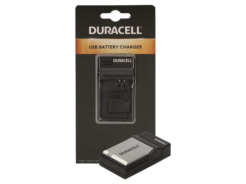 Duracell DRC5904, USB, Indendørs batterioplader, Canon NB-4L, NB-5L, Sort, 5 V, 5 V