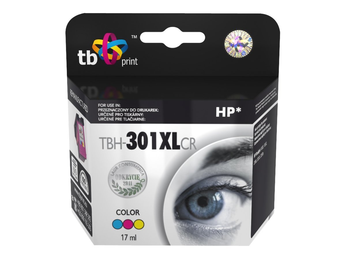 TB Farve (cyan, magenta, gul) Blæk TBH-301XLCR