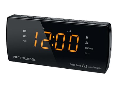 Muse M-185 CR, Ur, Digital, FM, MW, LED, 2,29 cm (0.9), Hvid