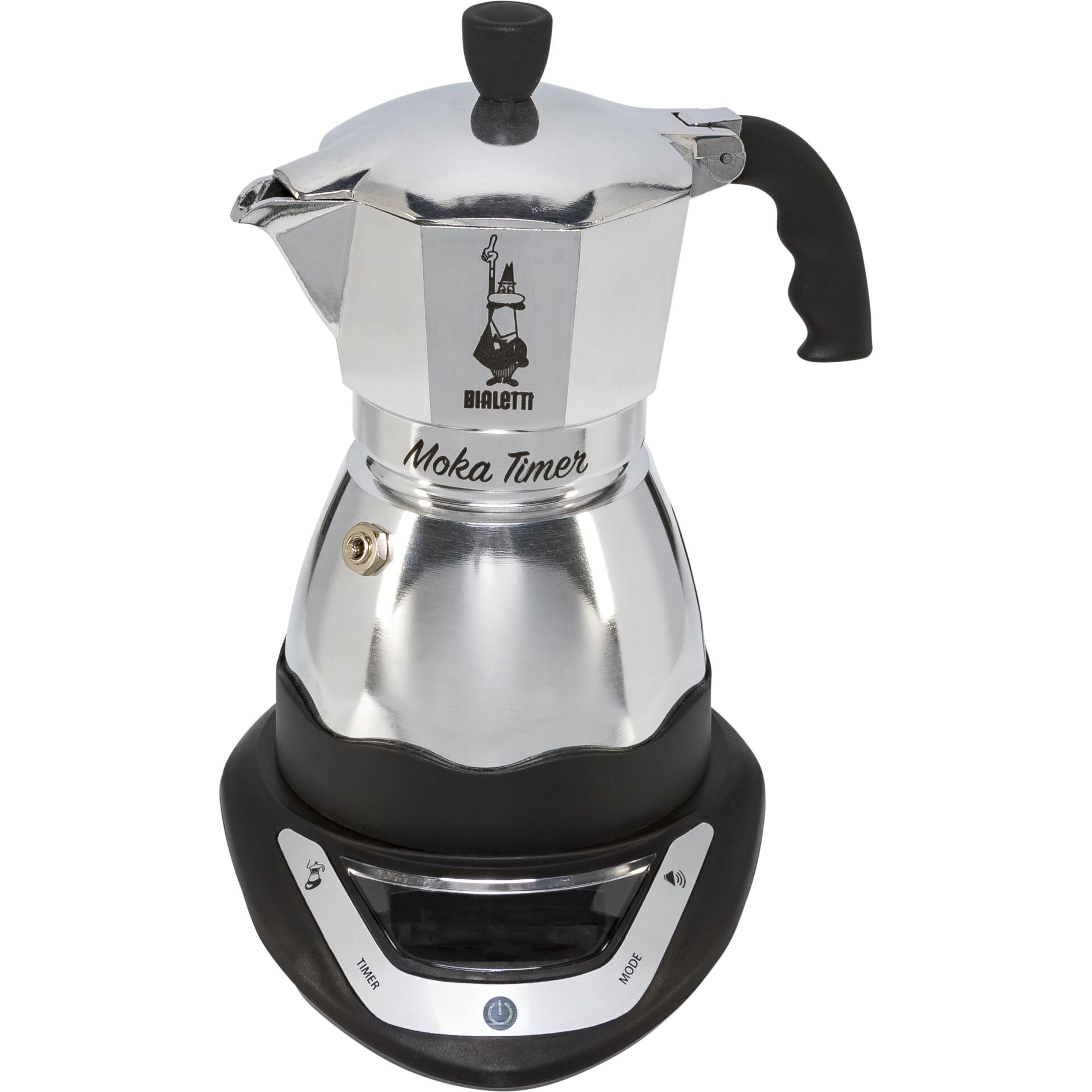 Bialetti Moka Timer - Elektrisk perkolator - 3 kopper - sort