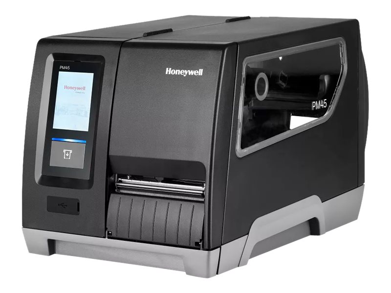 Honeywell PM45 - Etiketprinter - termo transfer - Rulle (11,4 cm) - 203 dpi - op til 350 mm/sek. - USB 2.0, Gigabit LAN, USB 2.0 vært, seriel