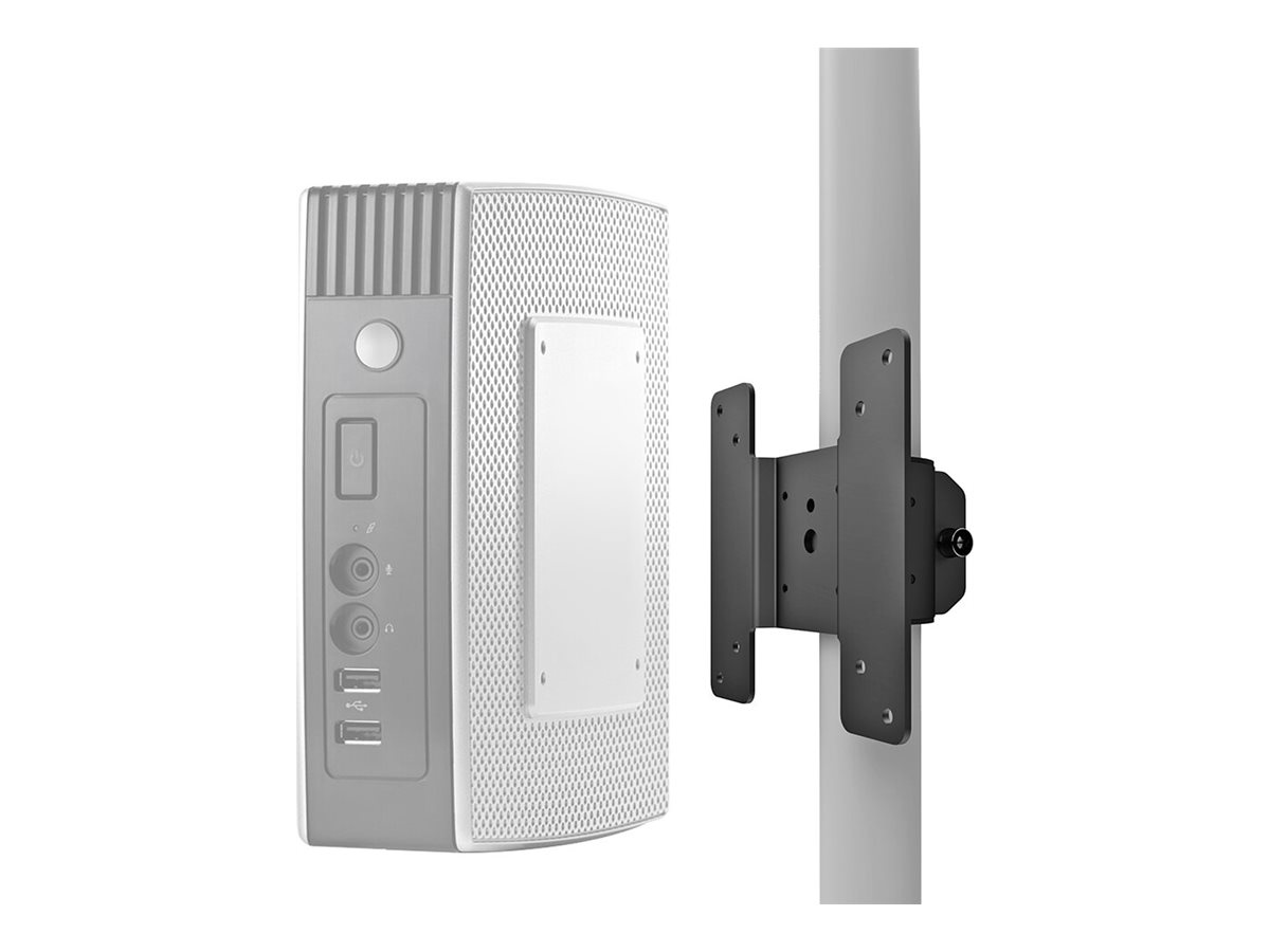 Neomounts THINCLIENT-05 - Komponenter til montering (holder) - for tynd klient - sort - pælmontering