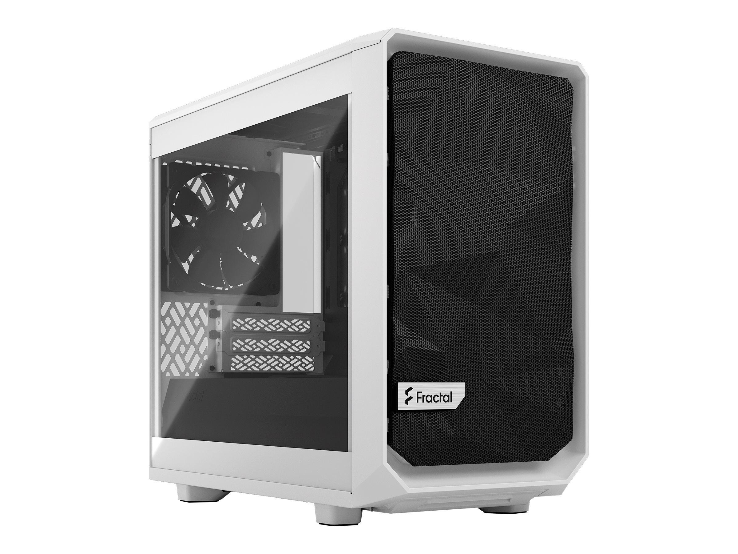 Fractal Design Meshify 2 Nano - White TG Clear Tint - Kabinet - Miditower - Hvid