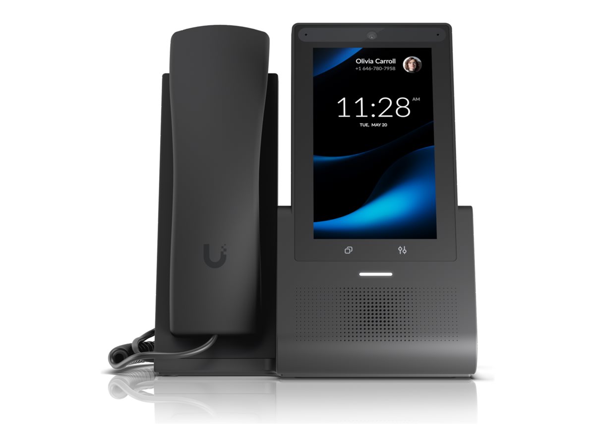 Ubiquiti UniFi G3 Touch Pro - VoIP-telefon - med digitalkamera - IEEE 802.11a/b/g/n/ac (Wi-Fi) / Bluetooth 4.2 - sort