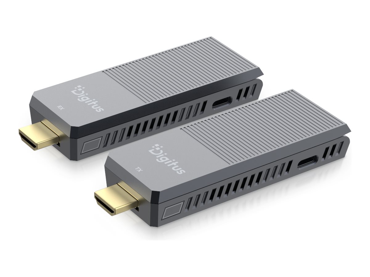 Digitus Ds-55359 Av Forlænger Av Sender & Modtager Sort, Grå