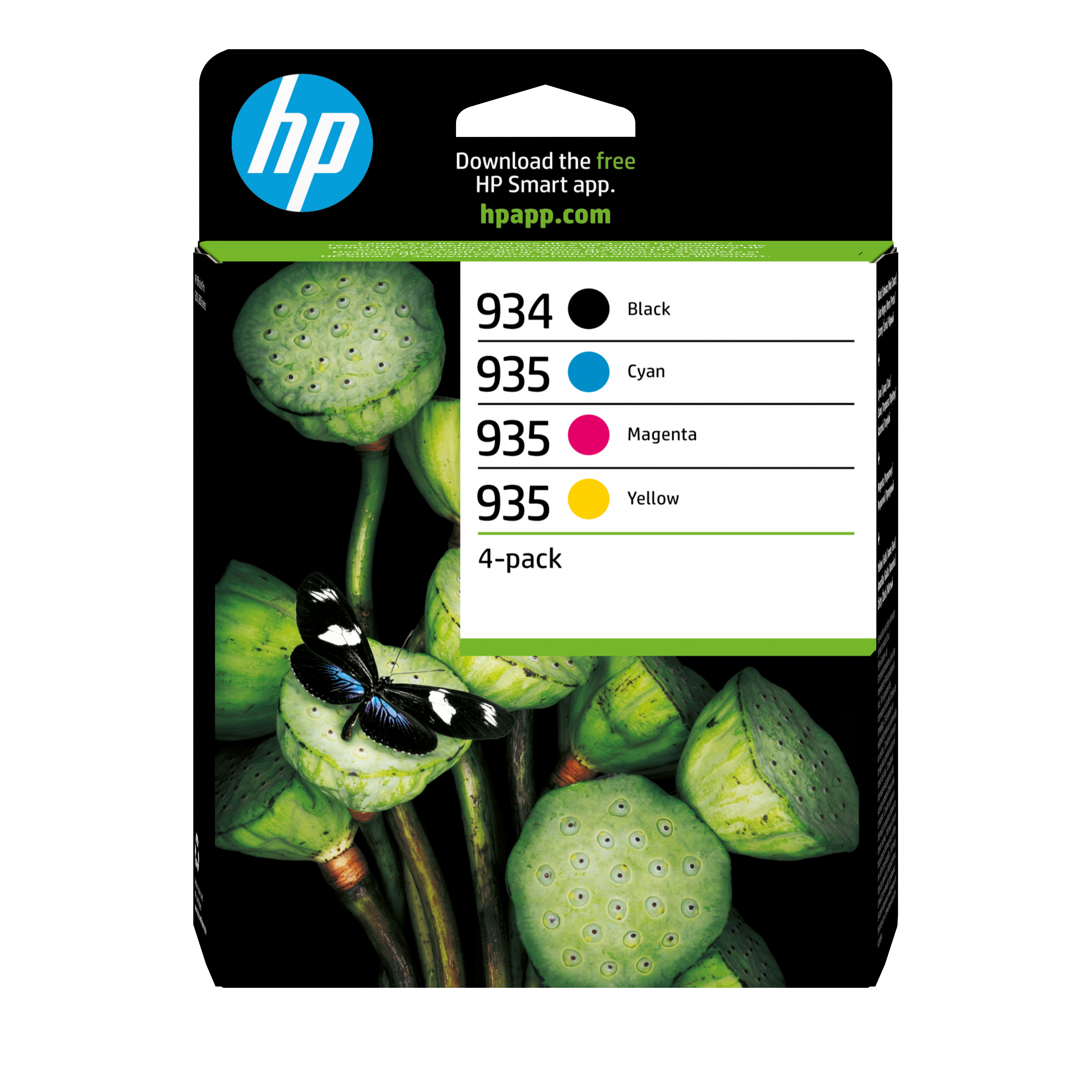 HP Originale 934XL-blækpatroner, sort/935 cyan/magenta/ gul, 4 stk.