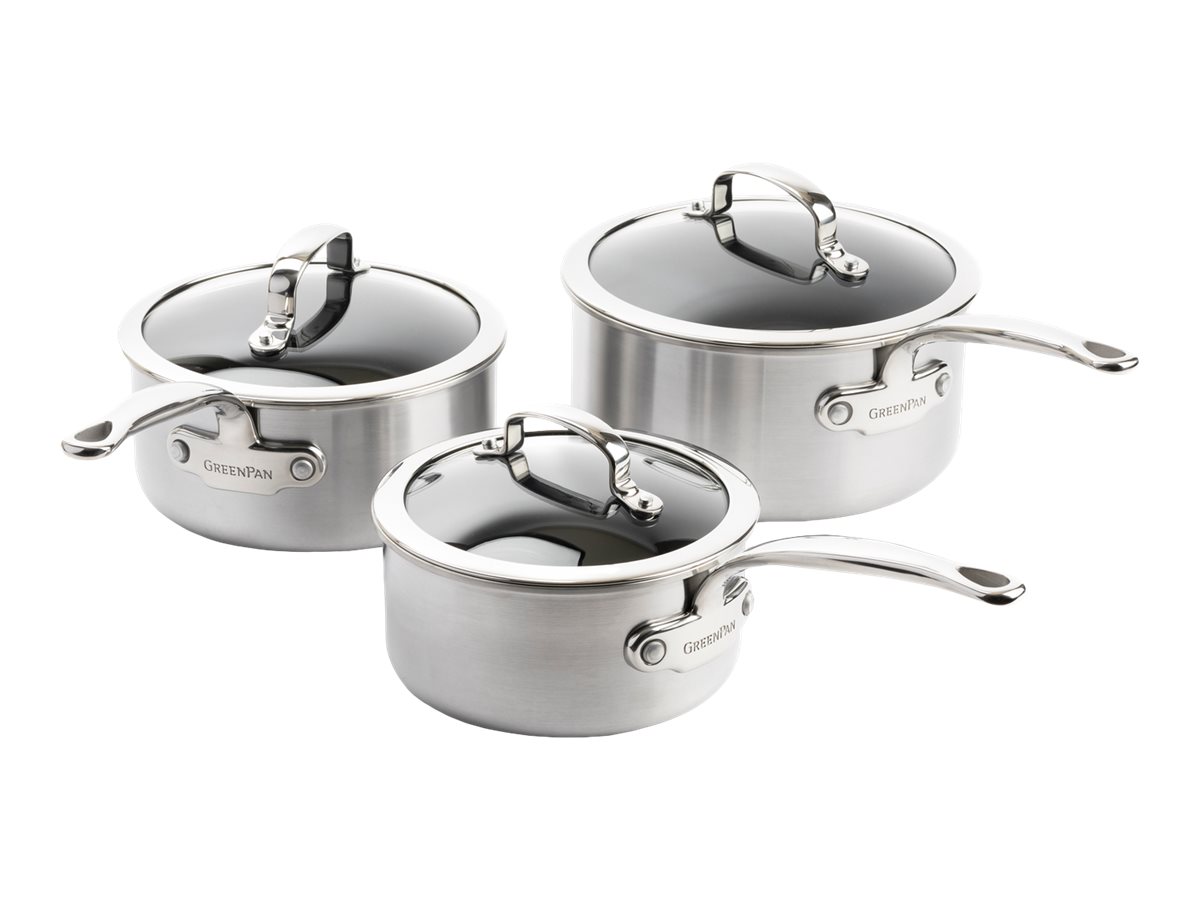 GreenPan Premiere saucepan set - 6 items