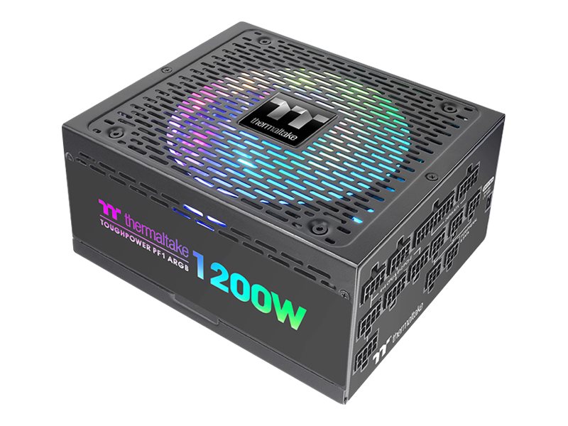 Thermaltake POWER PF1 ARGB 1200 Strømforsyning - 1200 Watt - 140 mm - ATX - 80 Plus Platinum certified