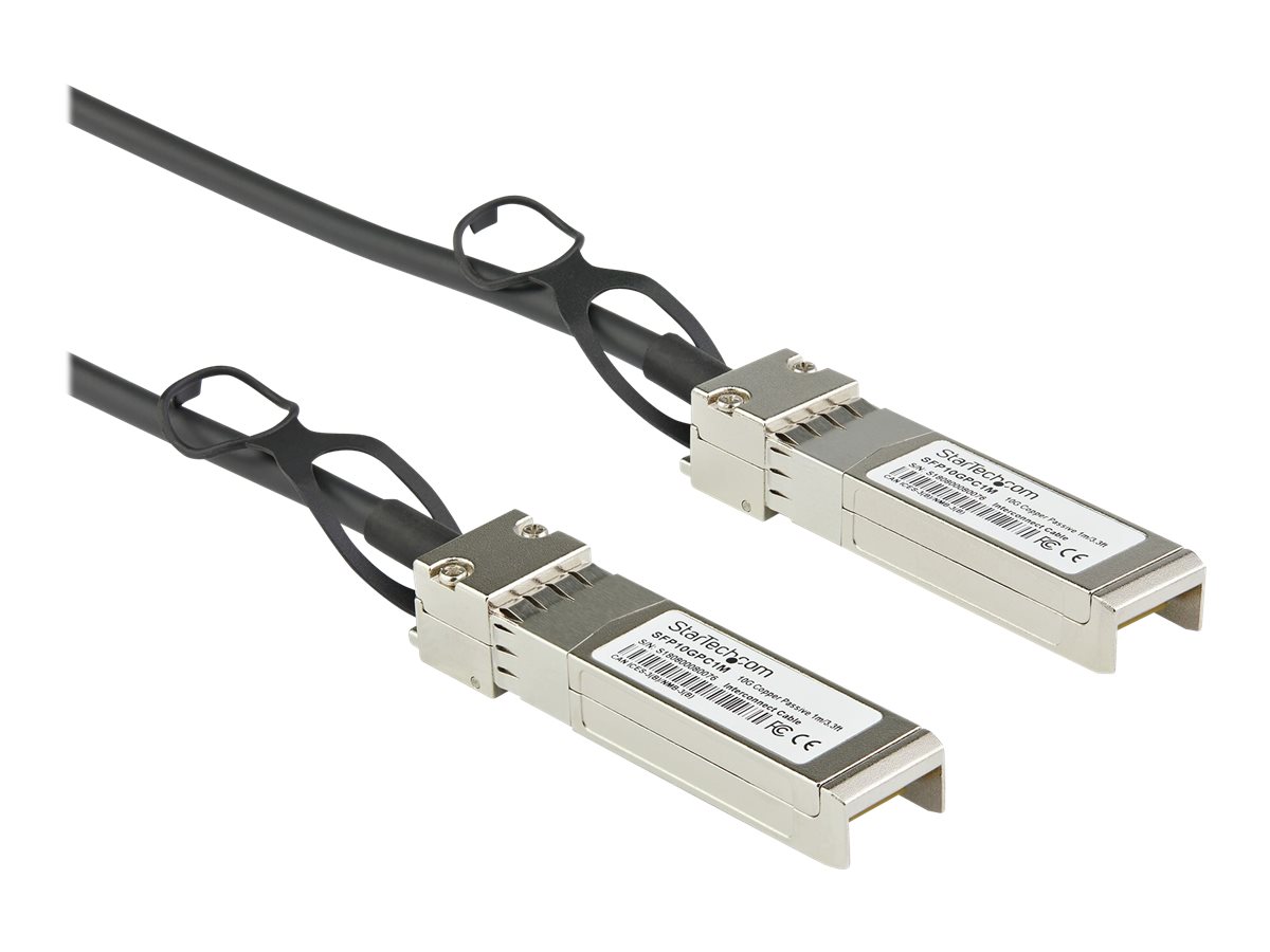 StarTech.com 3m SFP to SFP Direct Attach Cable for Dell EMC DAC-SFP-10G-3M - 10GbE - SFP Copper DAC 10 Gbps Passive Twinax Dobbelt-axial 3m
