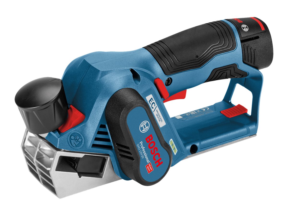 Bosch GHO 12V-20 Professional Høvl 2 batterier inkluderet