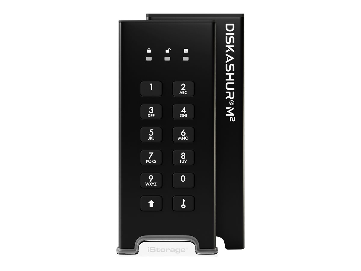 Istorage Diskashur M2 Usb3 256-bit 500gb Usb-a, Usb-c Sort