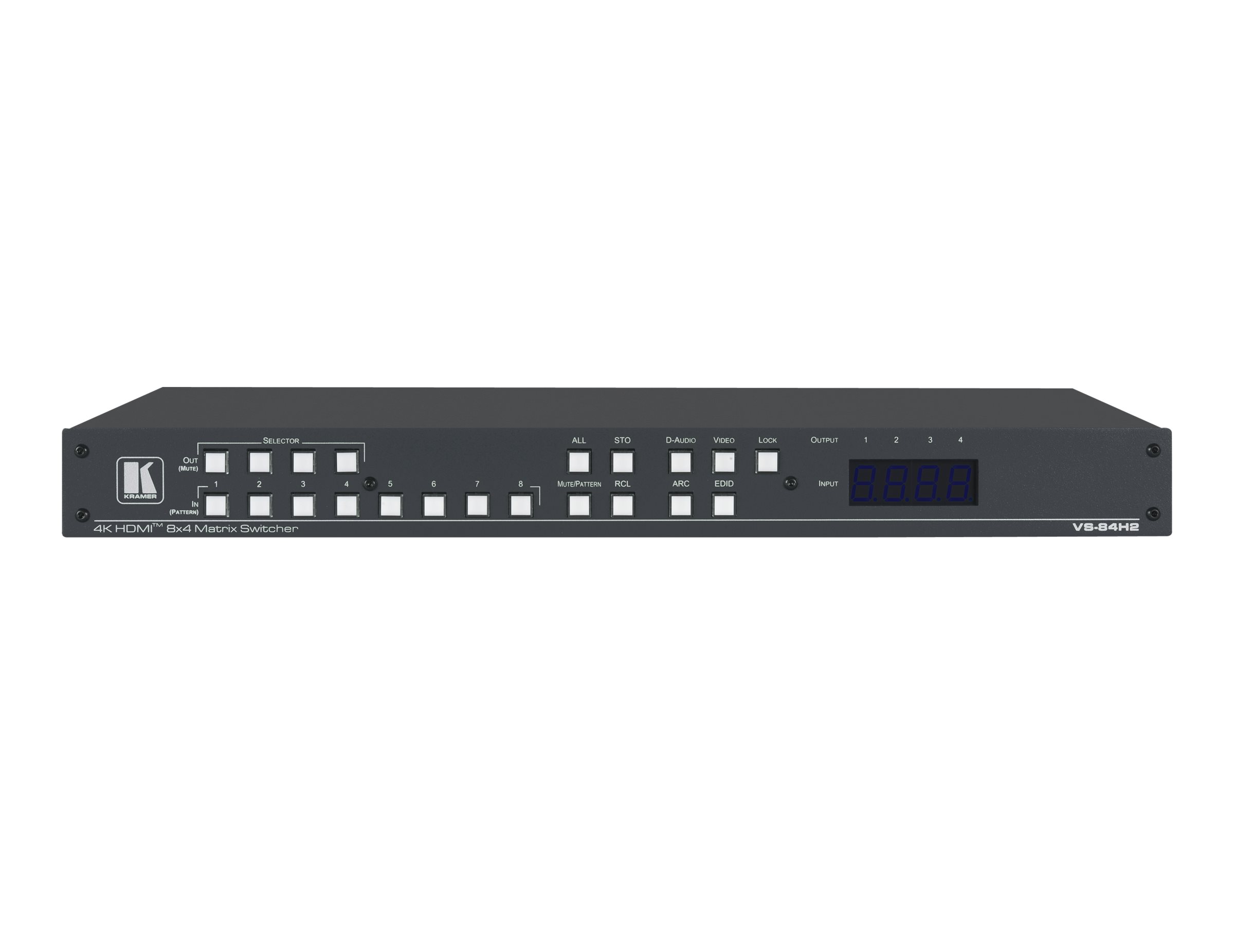 Kramer VS-84H2 8x4 4K HDR HDCP 2.2 Matrix er Digital Audio Routing Video-/audioswitch HDMI