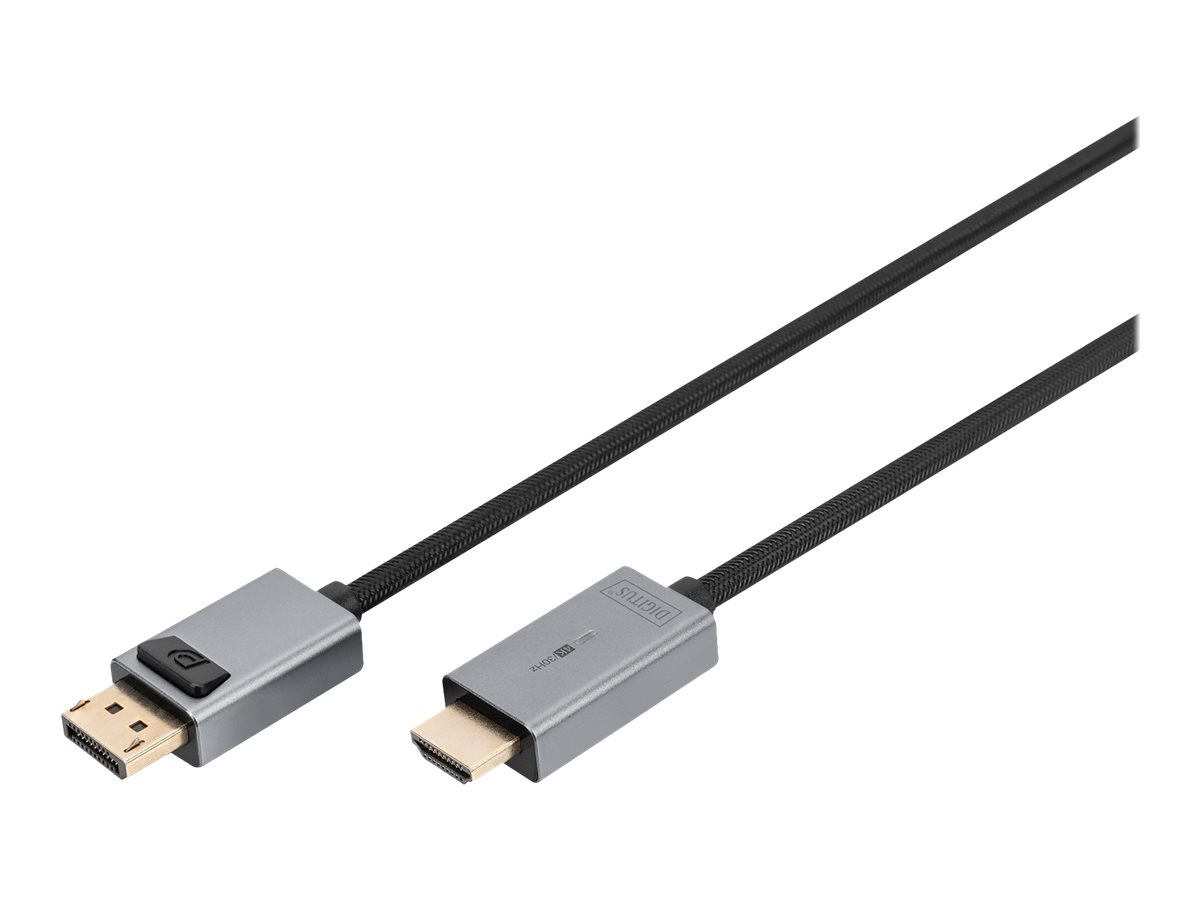 DIGITUS 4K DisplayPort to HDMI Adapter Cable