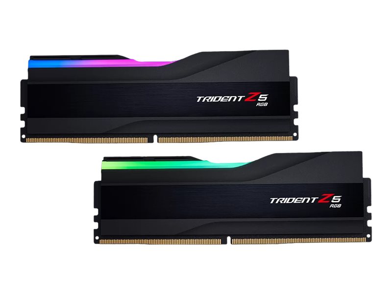 G.Skill Trident Z5 RGB DDR5-5600 - 96GB - CL40 - Dual Channel (2 pcs) - Intel XMP - Sort med RGB