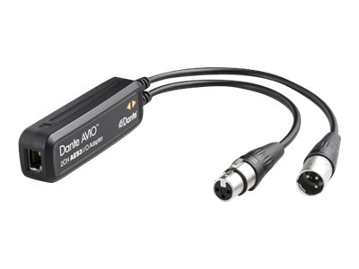 Audinate Dante AVIO 2Ch AES3 I/O Adapter Dante to AES3 bridge