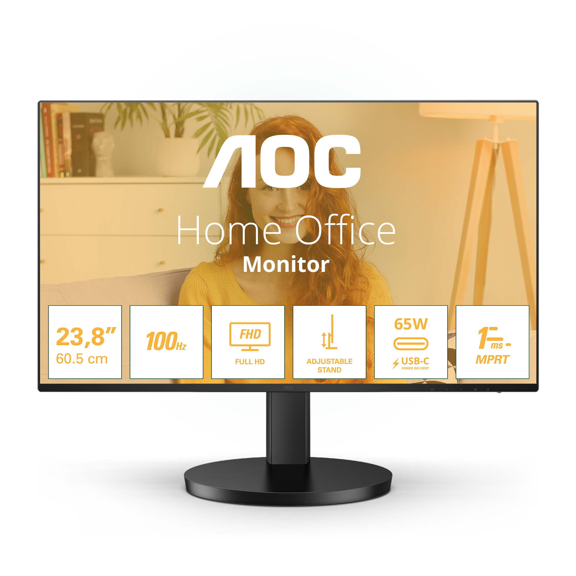 Philips 27E1N1600AE - LED-skærm - 27 - 2560 x 1440 QHD @ 100 Hz - IPS - 1500:1 - 1 ms - HDMI, USB-C - højtalere - sort