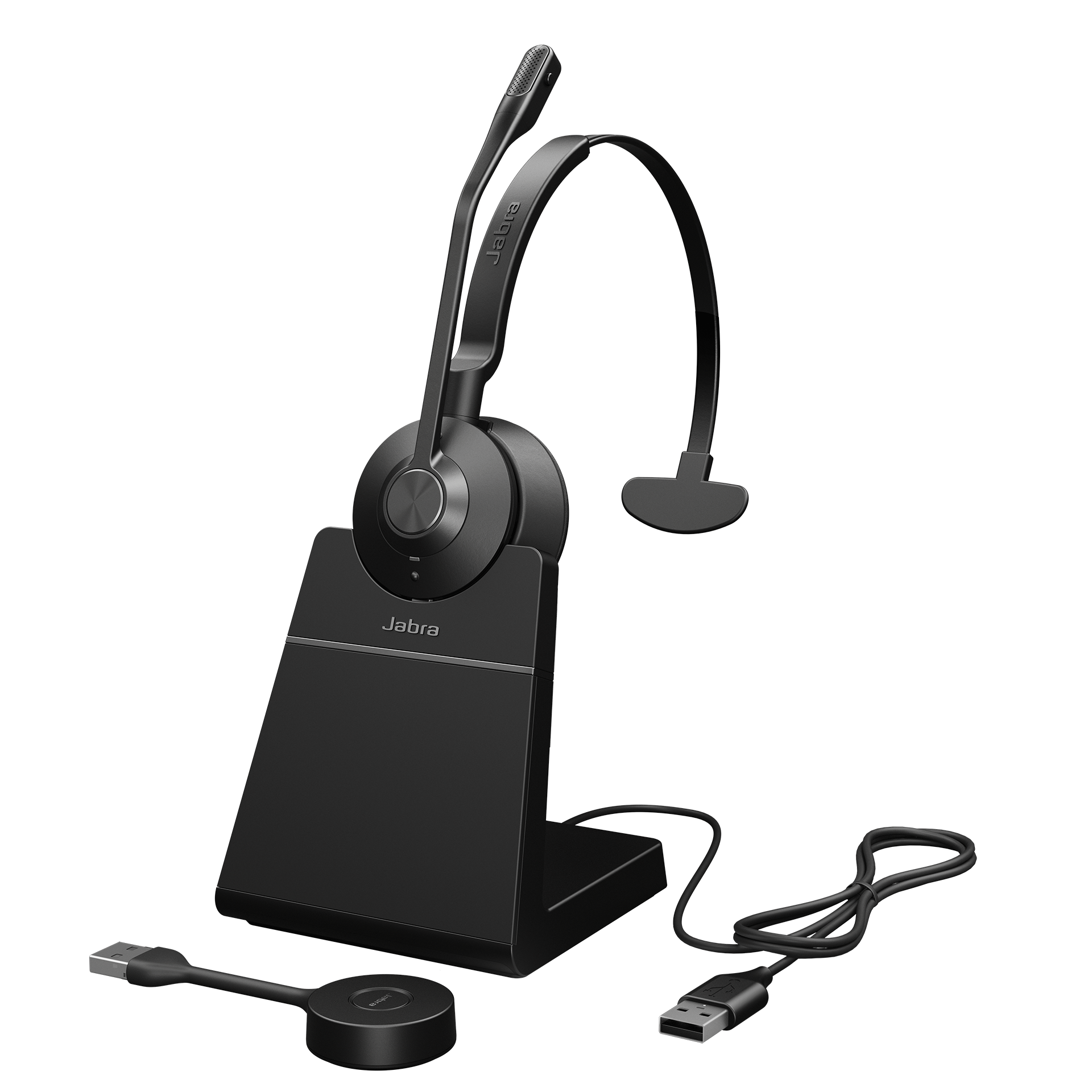 Jabra Engage 55 SE Mono Trådløs Høretelefoner Sort