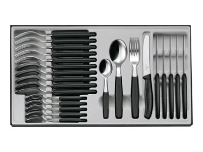 Victorinox 6.7833.24, Kniv/bestik etuisæt, Polypropylen, Rustfrit stål, Sort, Ergonomisk, 11 cm