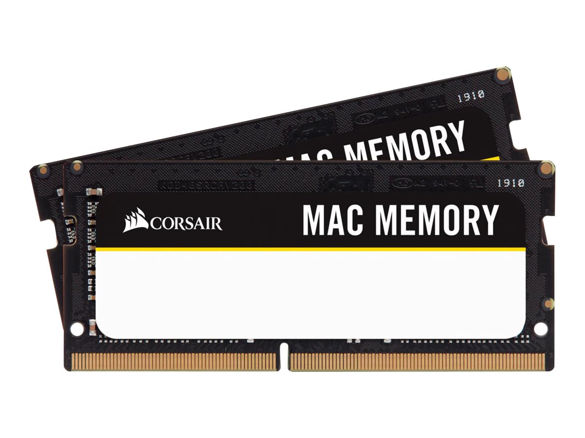 Corsair Apple Mac Memory DDR4-2666 - 32GB - CL18 - Dual Channel (2 pcs) - Sort