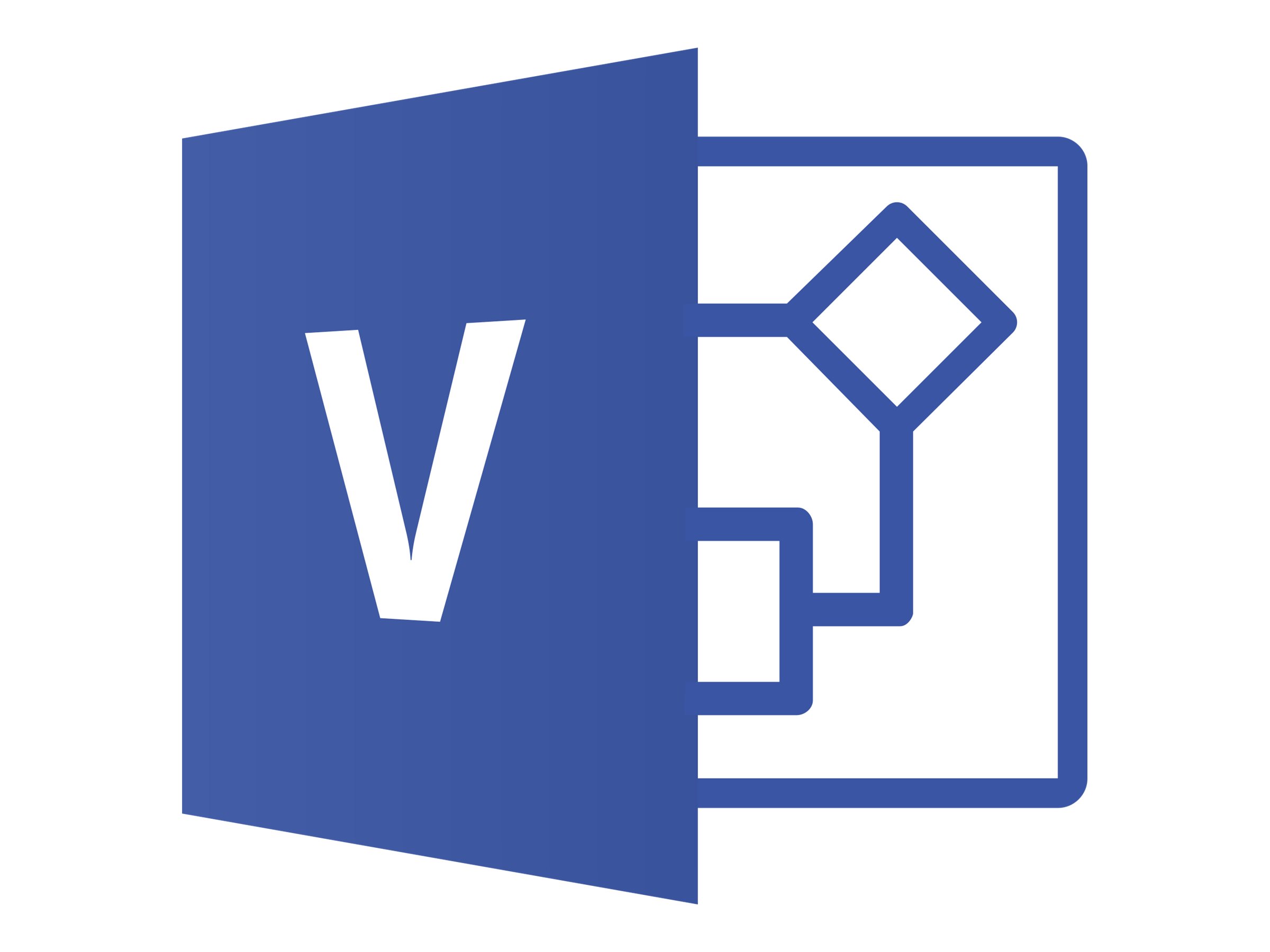Microsoft Visio Professional 2019 Kontor-applikationer - projekter/proces 1 PC