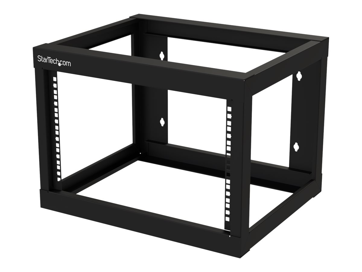 StarTech.com 6U 19" Wall Mount Network Rack 19" Deep 2 Post Open Frame for Server Room Data/AV/IT/Communication/Computer Equipment/Patch Panel Cage billede