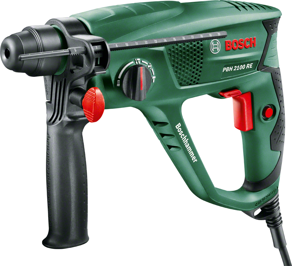 Bosch PBH 2100 RE - Roterende hammer - 550 W - 3 tilstande - SDS-plus - 1.7 Joule