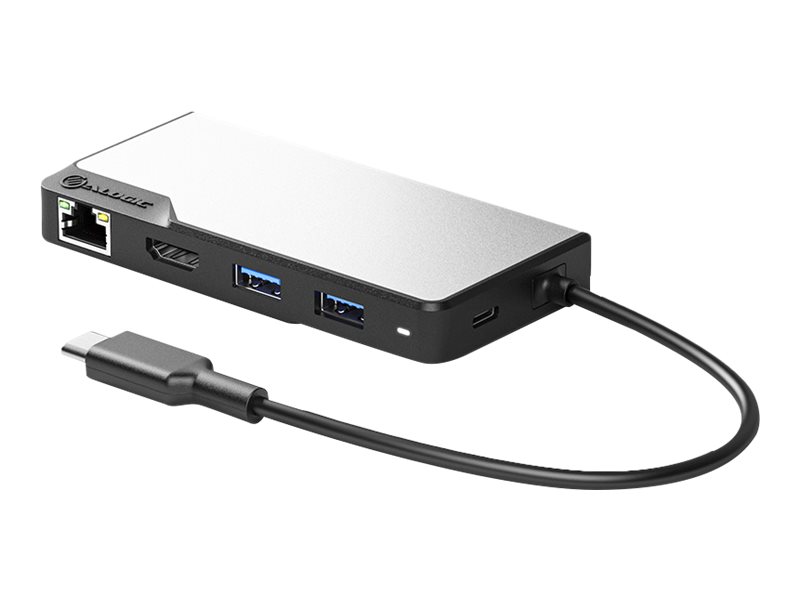 ALOGIC USB-C Fusion MAX 6-in-1 Hub V2 HDMI USB Ethernet & PD - Space Grey USB hub