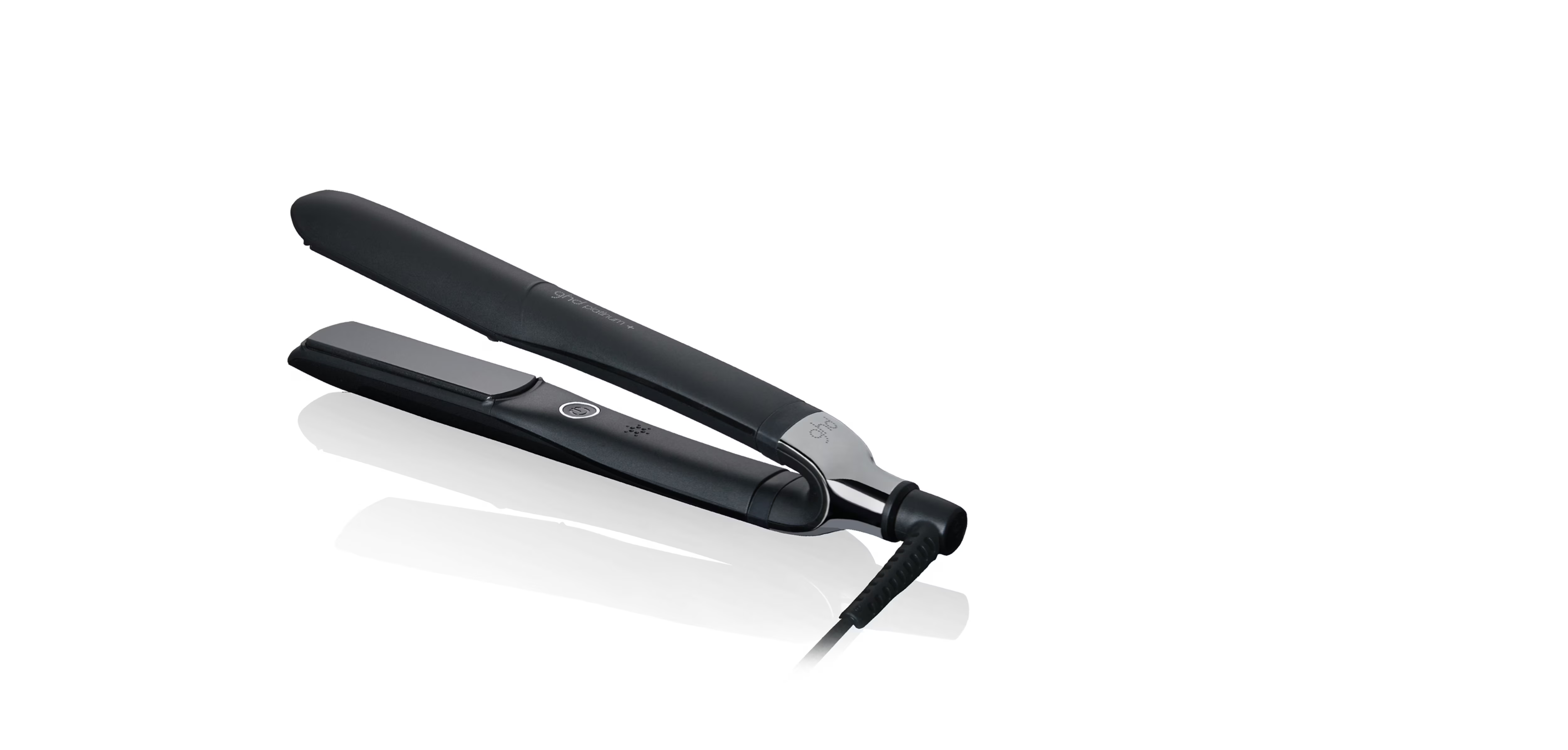 GHD platinum+, Glattejern, Varm, 185 °C, Sort, 2,7 m, 30 min.