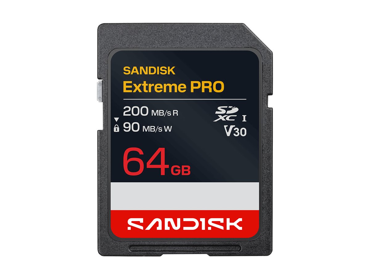 SANDISK Extreme PRO SD - 200MB/s - 64GB