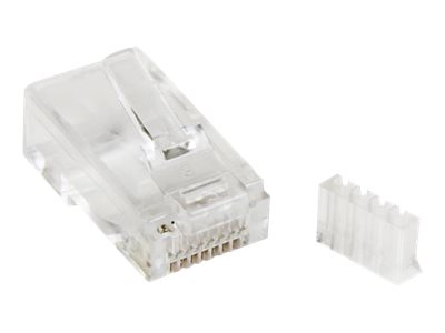 StarTech.com Cat 6 RJ45 Modular Plug for Solid Wire - 50 Pack (CRJ45C6SOL50) CAT 6 Netværk-konnektor Klar