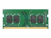 Synology - DDR4 - modul - 4 GB - SO DIMM 260-PIN - 2666 MT/s / PC4-21300 - 1.2 V - ikke bufferet - ikke-ECC - for Deep Learning NVR DVA3219