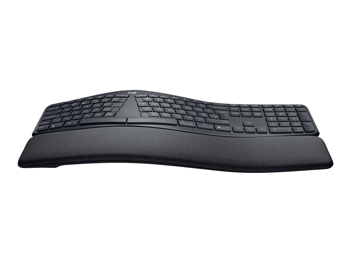 Logitech ERGO K860 - keyboard - Swiss Input Device - Tastatur - Schweizisk - Sort