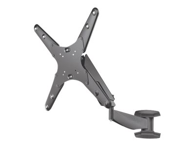 Manhattan TV & Monitor Mount, Wall, Spring Arm, 1 screen, Screen Sizes: 21-55", Black, VESA 75x75 to 400x400mm, Max 30kg, LFD, Height Adjustable