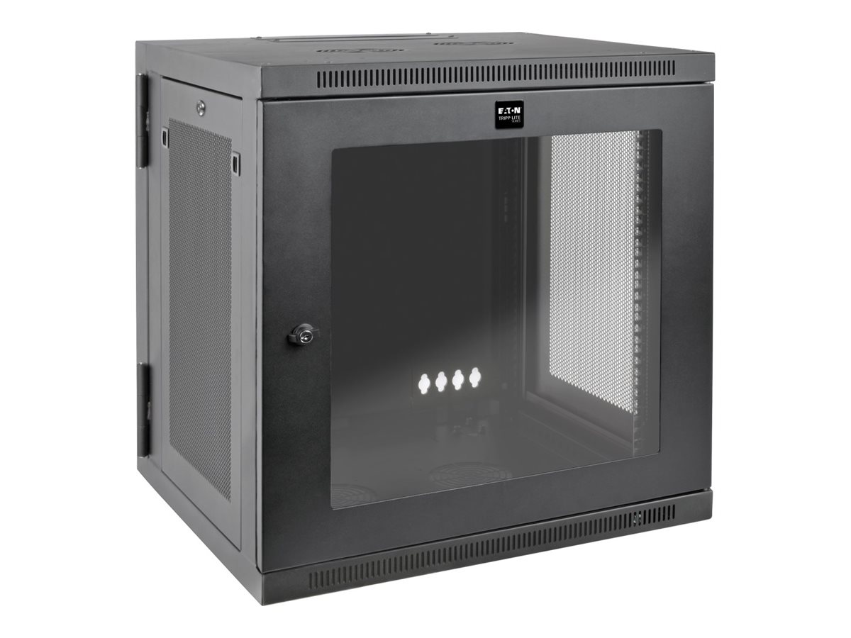 Tripp Lite 12U Wall Mount Rack Enclosure Server Cabinet Hinged Deep Acrylic Window - rack - 12U
