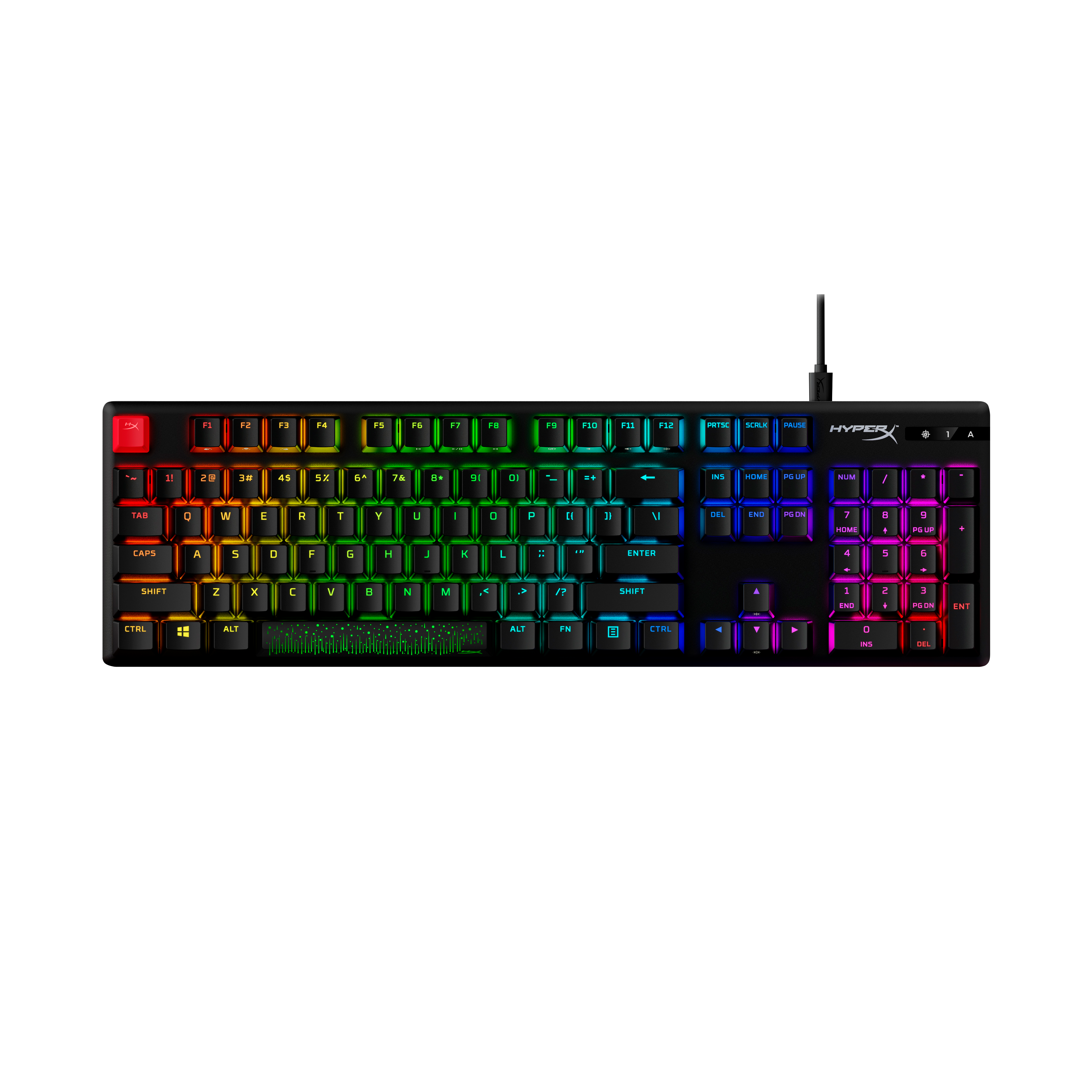HyperX Alloy Origins PBT HX Red Gaming Tastatur Mekanisk RGB Kablet