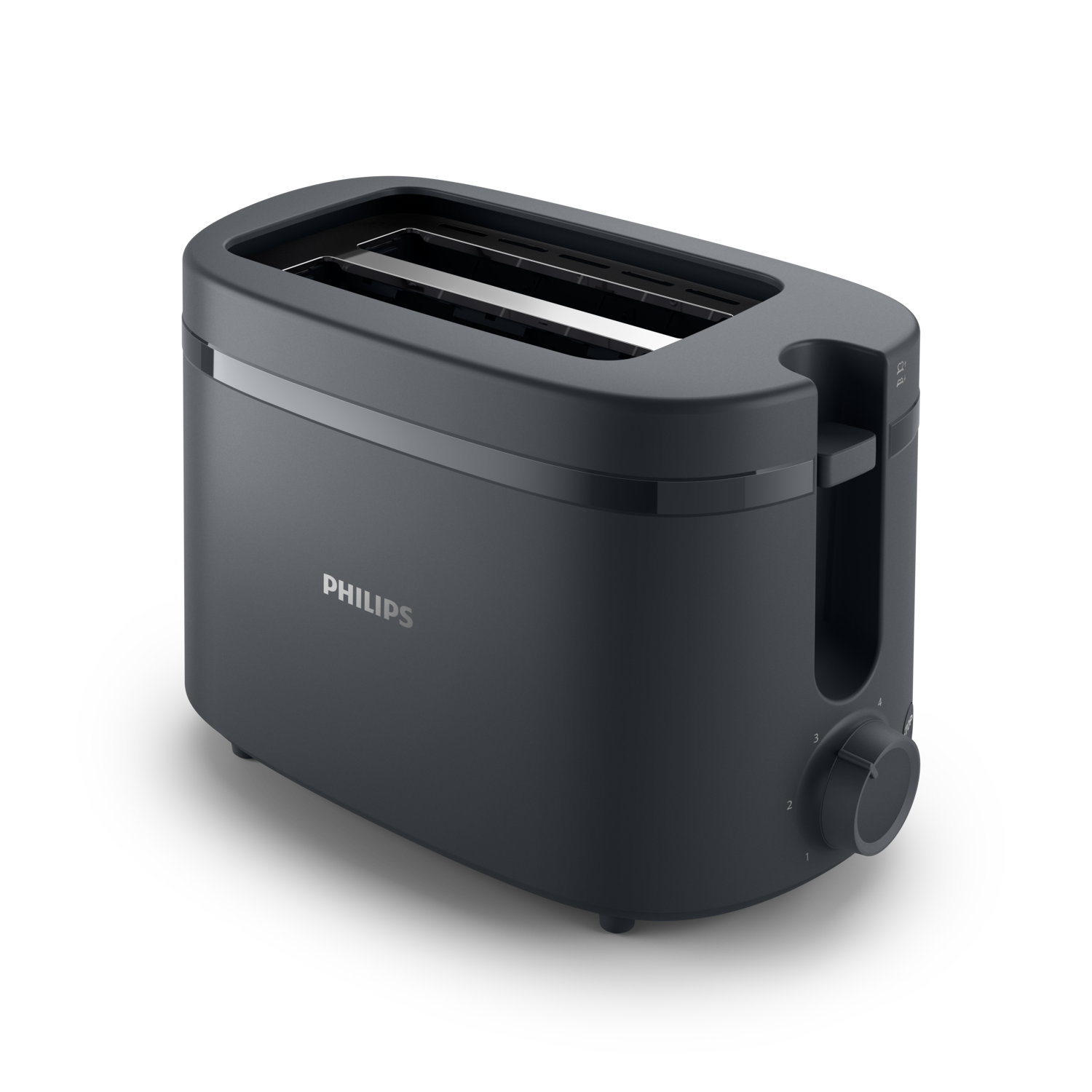 Philips 1000 series Essentials Collection HD2510/90 Brødrister, 2 skive(r), Knapper, Niveau, Dreje, 650 W, 220-240 V, 50-60 Hz, 0,85 m