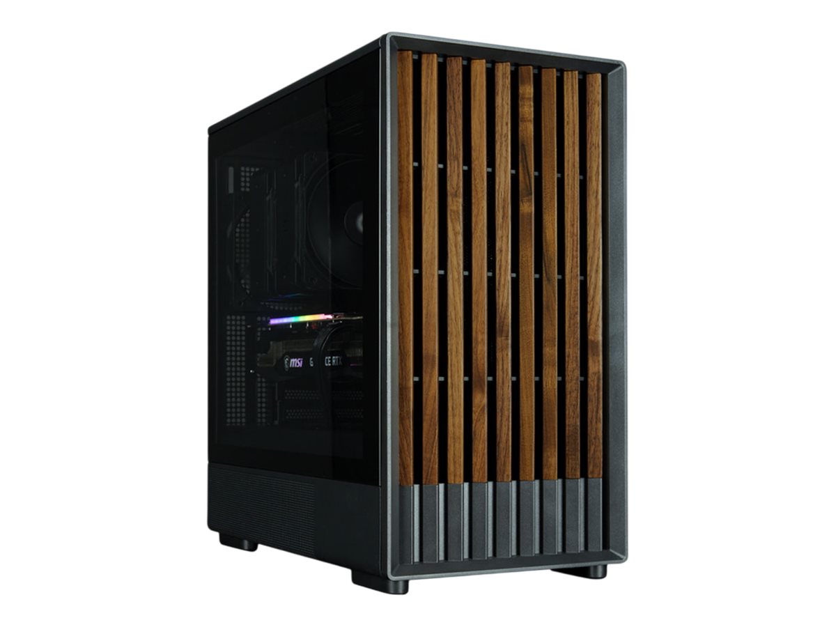 Zalman P10 NAMU - MT - micro ATX - sidepanel med vindue (hærdet glas) - ingen strømforsyning (ATX) - sort - USB/Lyd