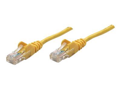 Goobay Netværkskabel CAT 5e, U/UTP, gul, 10 m kobberbeklædt aluminiumleder (CCA)