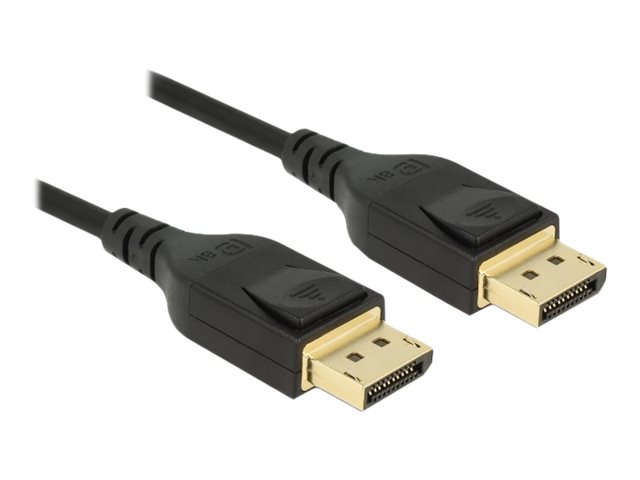 Delock DisplayPort kabel 1m Sort