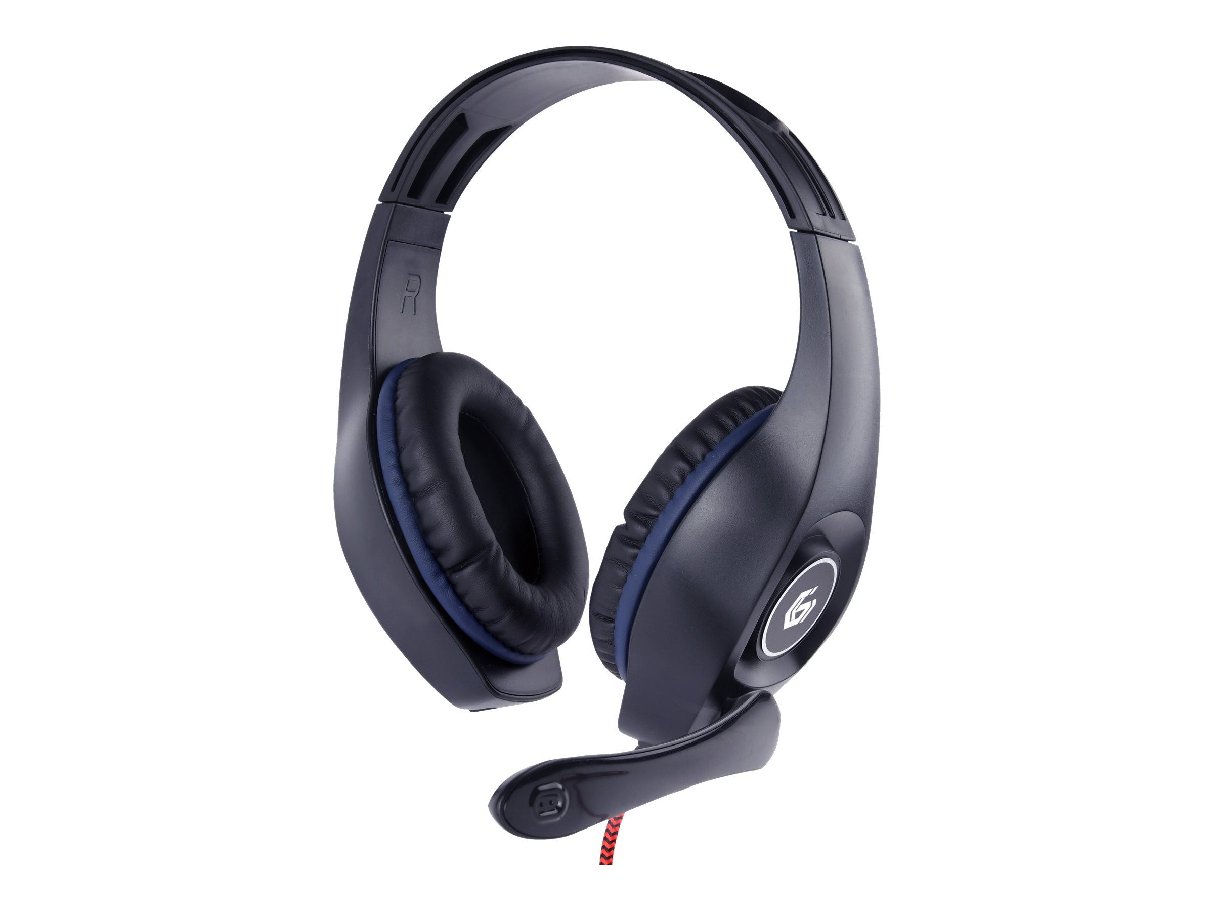 Gembird GHS-05-B Kablet Høretelefoner Sort Blå