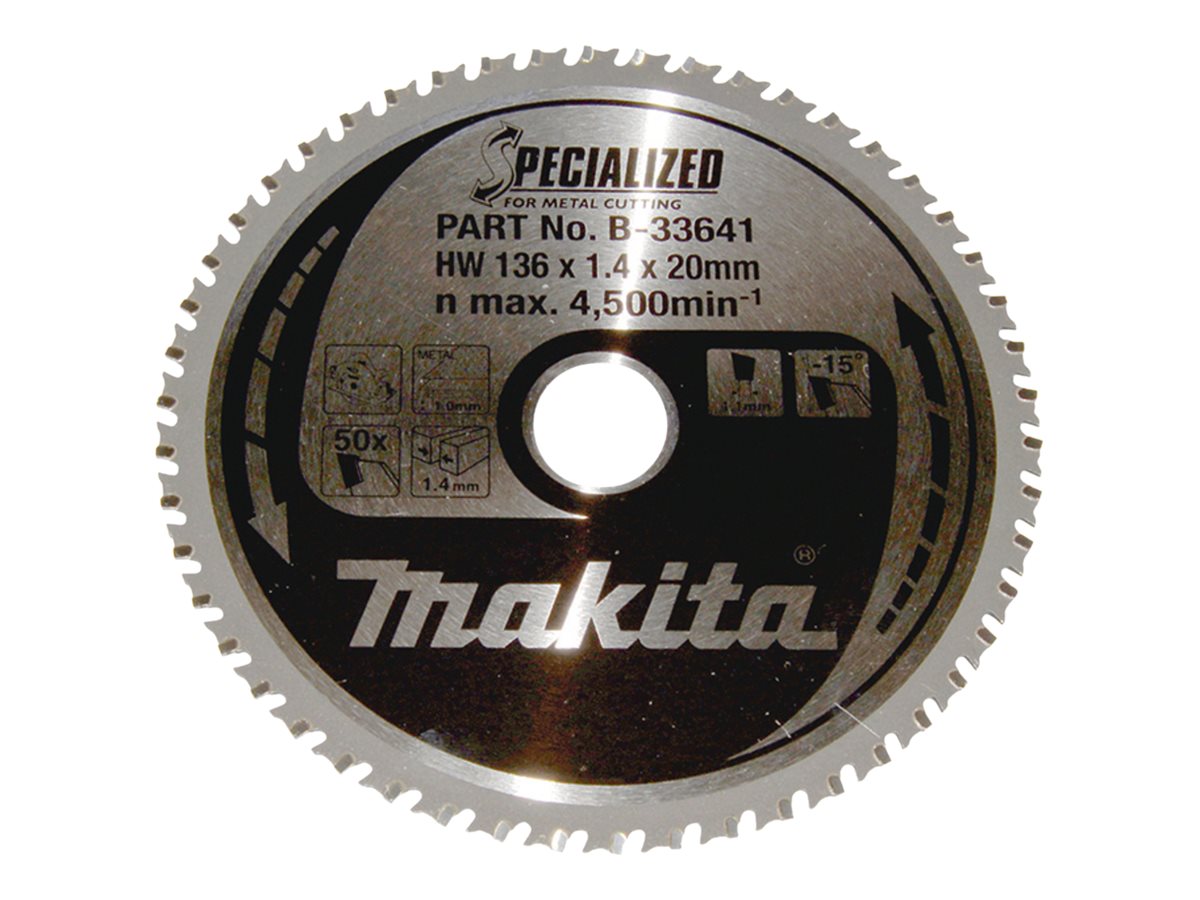 Makita Specialized - Rundsavsklinge - for metal - 136 mm - 50 tænder