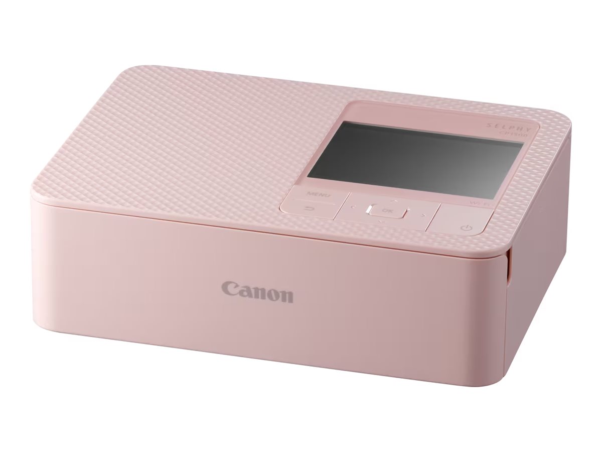 Canon SELPHY CP1500 - Printer - farve - farvesublimering - 148 x 100 mm op til 0.41 min./side (farve) - USB 2.0, Wi-Fi(g) - pink
