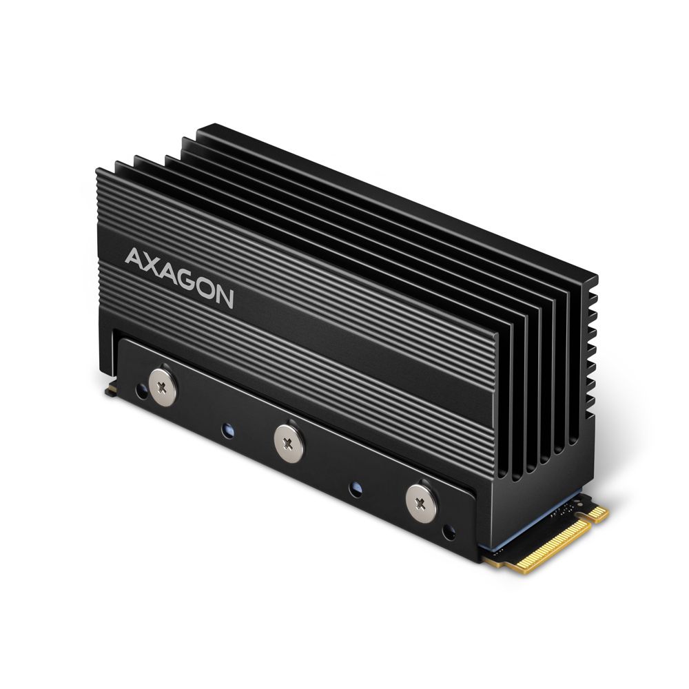AXAGON CLR-M2XL - Kølelegeme til solid state-disk - M.2 NVMe Card / SATA