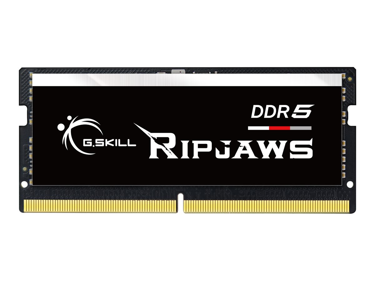 G.Skill Ripjaws SODIMM DDR5-5600 - 16GB - CL40 - Single Channel (1 pcs) - Intel XMP - Sort
