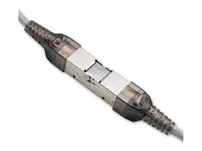 Qoltec CAT 6 Afskærmet parsnoet (STP) Netværk-konnektor Sølv