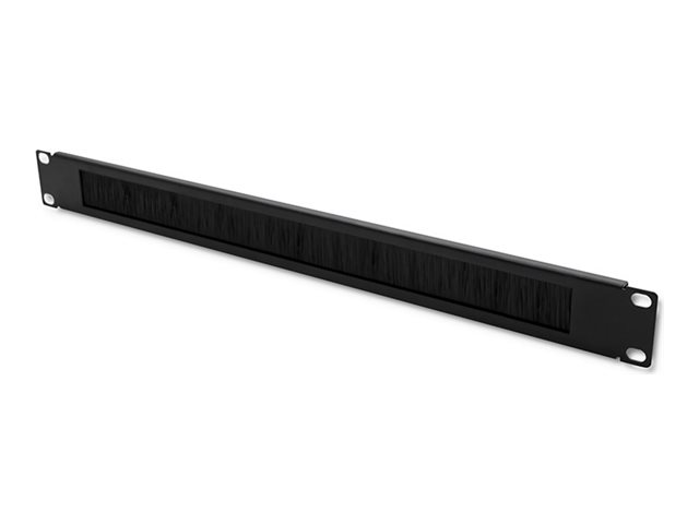 Qoltec Rack børste strip Sort