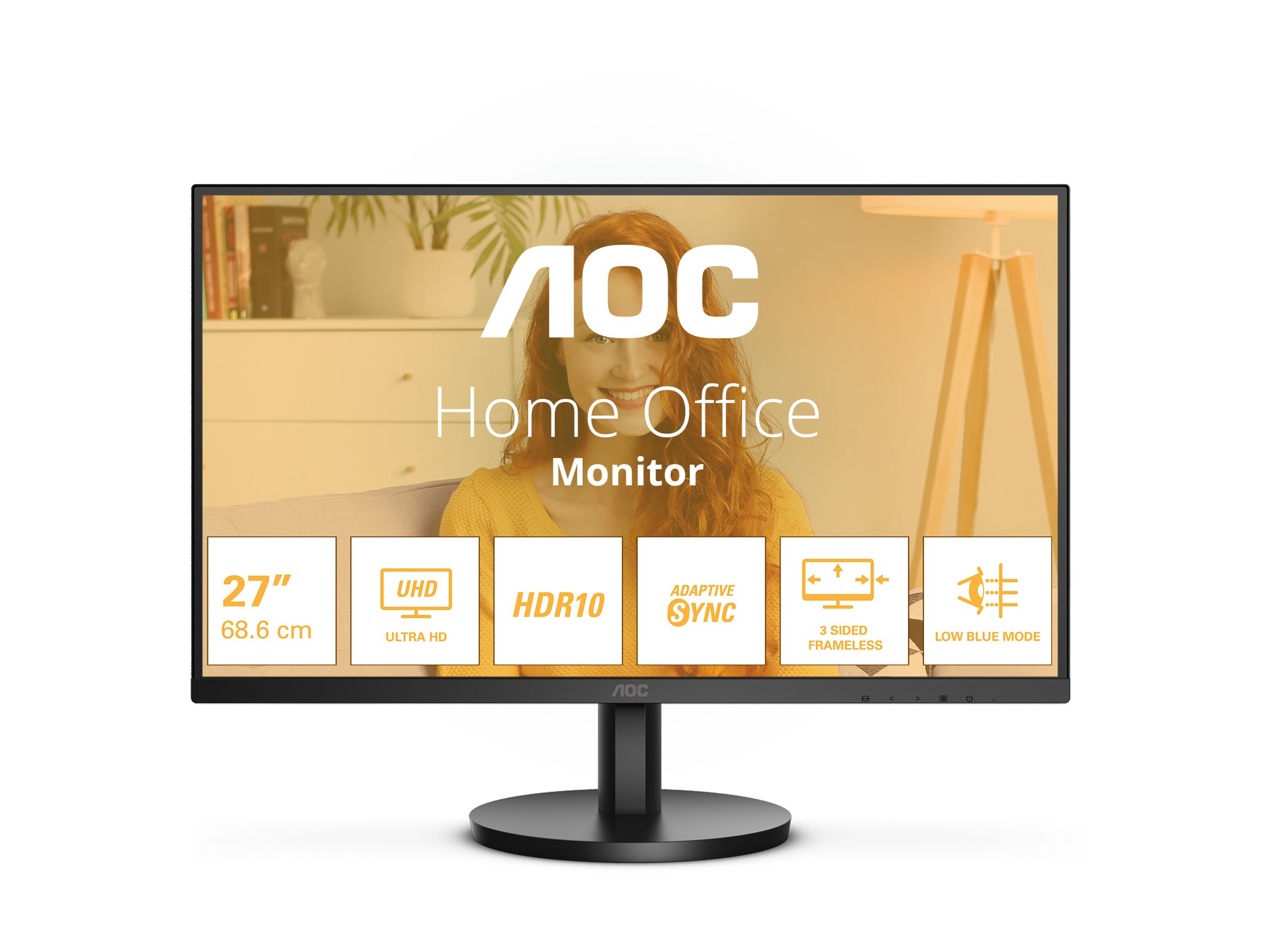 AOC Basic-line U27B3M 27" VA 3840 x 2160 (4K) HDMI DisplayPort 60Hz