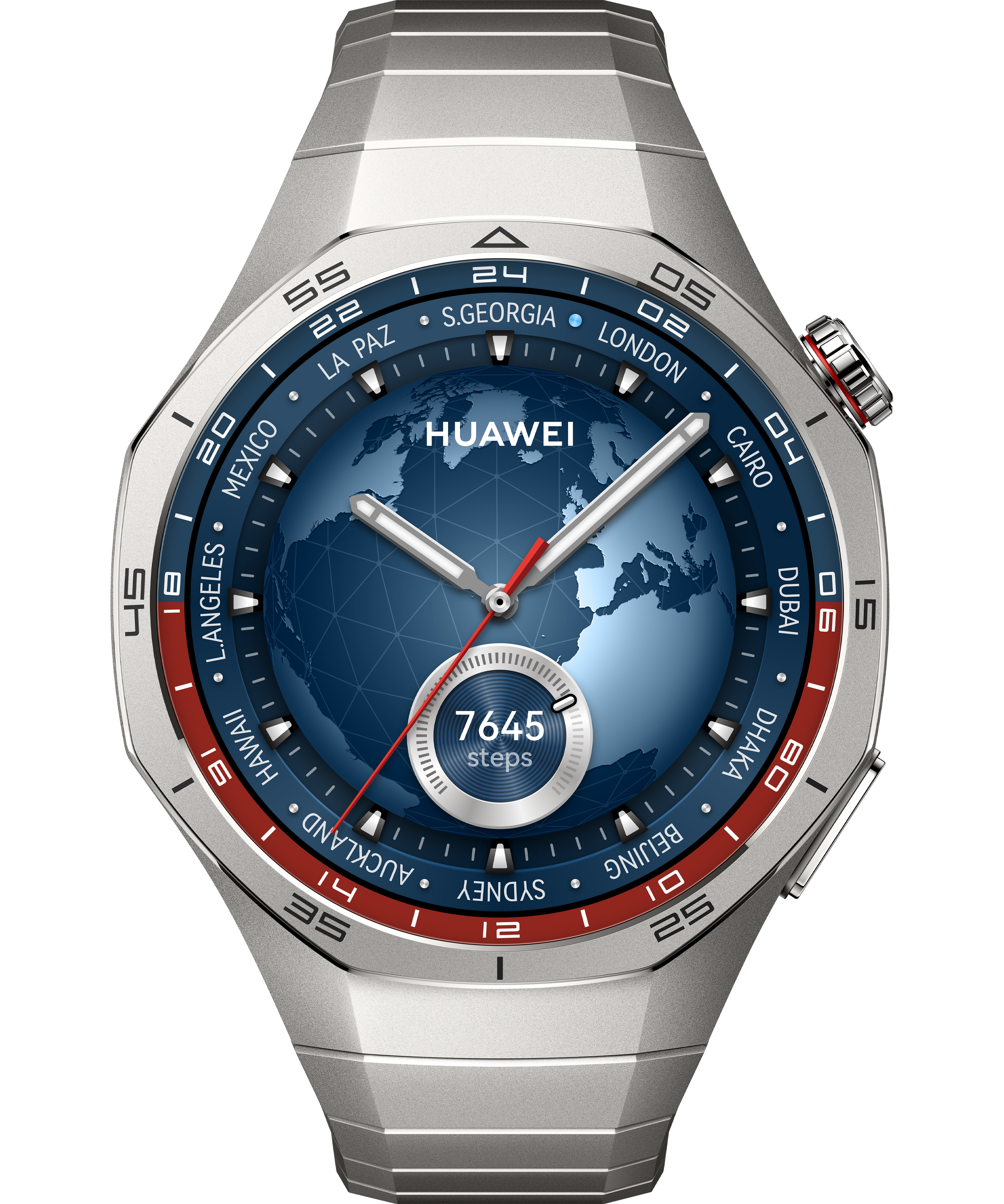 Huawei Watch GT 5 Pro - 46 mm - titanium - smart ur med rem - håndledsstørrelse: 140-210 mm - display 1.43 - NFC, Bluetooth - 97 g - titan